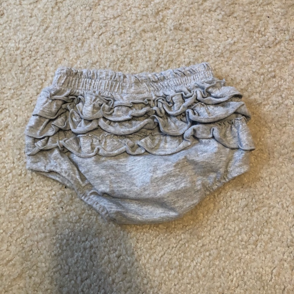 Grey diaper cover